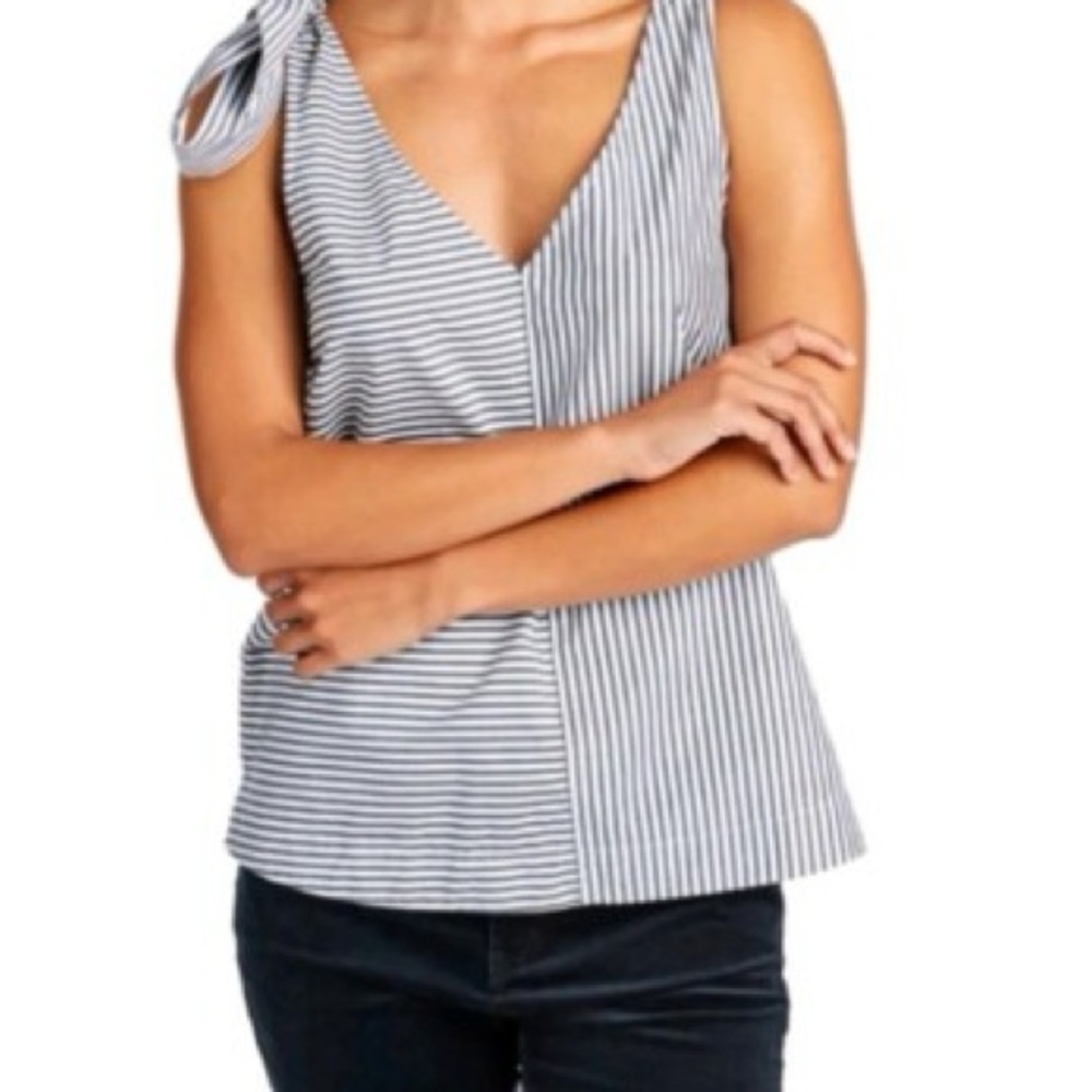 Vineyard vines NWT soirée stripe bow tie tank